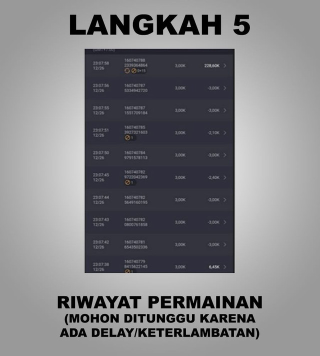 Langkah 5 DINO69